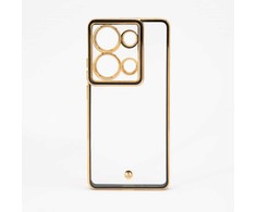 Dėklas iLike Xiaomi Poco M6 Pro TPU+PC With Camera Protective Transparent Juodas