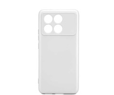 Dėklas iLike Xiaomi Poco X6 Pro Nano silicone case Sidabrinis