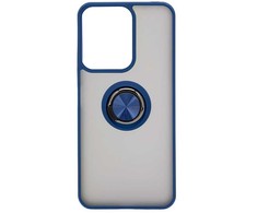 Dėklas iLike Xiaomi Redmi 13C 5G Hybrid Case With Ring Dark Mėlyna