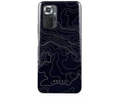 Dėklas iLike Xiaomi Redmi Note 10 Pro Burga Drifting Shores - Line Art Tough Case