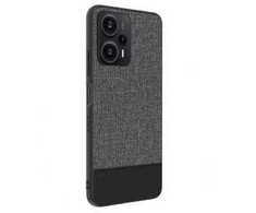 Dėklas iLike Xiaomi Redmi Note 12 / Poco X5 Plastic Leather Back Cover Gray