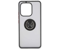 Dėklas iLike Xiaomi Redmi Note 13 4G Hybrid Case With Ring Juodas