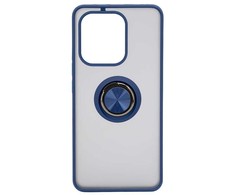 Dėklas iLike Xiaomi Redmi Note 13 4G Hybrid Case With Ring Dark Mėlyna