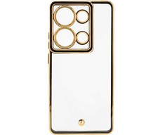 Dėklas iLike Xiaomi Redmi Note 13 Pro 5G TPU+PC With Camera Protective Transparent Juodas