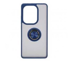 Dėklas iLike Xiaomi Redmi Note Pro 13 4G Hybrid Case With Ring Dark Mėlyna