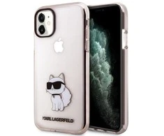 Apple iPhone 11 / XR Karl Lagerfeld dėklas Ikonik Choupette (KLHCN61HNCHTCP) rožinės spalvos