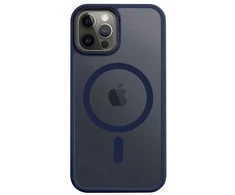 Dėklas Mėlyna Tactical MagForce Hyperstealth Cover for iPhone 12/12 Pro Deep Mėlyna