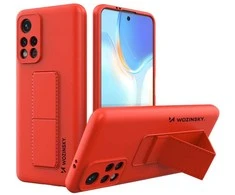 Wozinsky Kickstand dėklas skirtas Xiaomi Redmi 10, raudonas