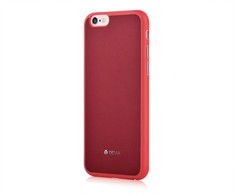 Dėklas Devia Apple iPhone 6/6s Jelly Slim leather Wine Raudona