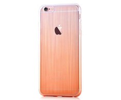 Dėklas Devia Apple iPhone 6/6s Plus Azure soft case Oranžinis