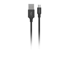Devia Pheez Series Cable for Micro USB (5V 2.4A,25CM) juodas