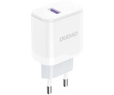 Dudao A20EU USB-A 18W network įkroviklis – baltos spalvos