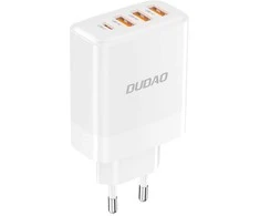Dudao A5HEU network įkroviklis 3x USB-A 1x USB-C PD20W – baltos spalvos