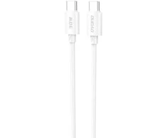 Dudao L4C USB-C / USB-C 30W 2m kabelis – baltos spalvos