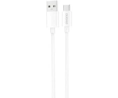 USB kabelis Dudao (L4ST) type-C (2A) baltas (1m)