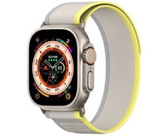 Sport Velcro Apyrankė Apple Watch 9 / 8 / 7 / 6 / SE / 5 / 4 / 3 / 2 / 1 (38, 40, 41 mm) Dux Ducis Apyrankė YJ Version - mėlynos ir pilkos spalvos