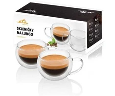 ETA | Lungo puodeliai | ETA518091010 | Prie kavos | 2 vnt(-ai) | Indaplovė įrodymas | Stiklas
