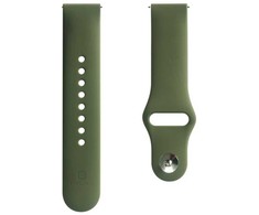 Evelatus 20mm Silicone Loop Watch Straps (130mm M/L) Dark Žalias