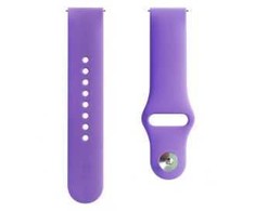 Evelatus 20mm Silicone Loop Watch Straps (130mm M/L) Deep Violetinė
