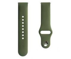 Evelatus 20mm Silicone Loop Watch Straps (130mm M/L) Dark Žalias