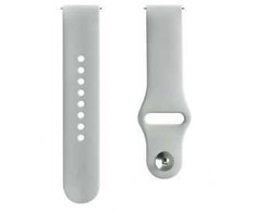 Evelatus 22mm Silicone Loop Watch Straps (130mm M/L) Sidabrinis