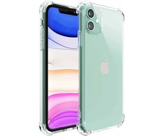 Evelatus Apple iPhone 11 Military Shockproof Silikoninis dėklas TPU Transparent
