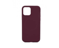 Evelatus Apple iPhone 12 Pro Max Premium Magsafe Soft Touch Silikoninis dėklas Plum