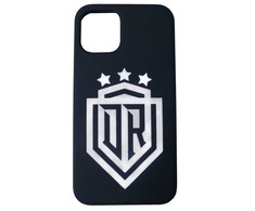 Evelatus iPhone 12 Pro Soft Touch Silikoninis dėklas DR Logo N1 Baltas Juodas