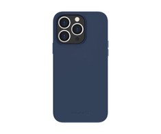 Dėklas Evelatus Apple iPhone 14 Pro Max Genuine Leather case with MagSafe Mėlyna