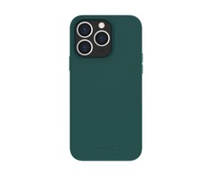 Dėklas Evelatus Apple iPhone 14 Pro Max Genuine Leather case with MagSafe Dark Žalias
