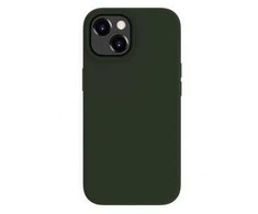 Evelatus Apple iPhone 15 Premium Magsafe Soft Touch Silikoninis dėklas Dark Olive