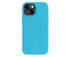 Dėklas Evelatus iPhone 15 Silikona Vāks MagSafe Mīkstā Tauste Cyan Zils