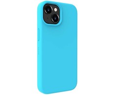Evelatus Apple iPhone 15 Premium Soft Touch Silikoninis dėklas Cyan Mėlyna
