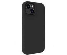 Evelatus Apple iPhone 15 Premium Soft Touch Silikoninis dėklas Juodas