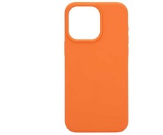 Dėklas Evelatus Premium Soft Touch Silikona MagSafe Aizsardzības Vāks iPhone 15 Pro Max Jaunās Funkcijas Oranžs