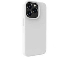Dėklas Evelatus Premium Mīksta pieskāriena silikona aizmugures maks-apvalks priekš iPhone 15 Pro Max Balta