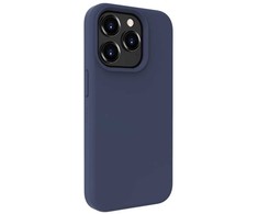 Evelatus Apple iPhone 15 Pro Max Premium Magsafe Soft Touch Silikoninis dėklas Midnight Mėlyna