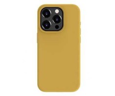 Evelatus Apple iPhone 15 Pro Premium Magsafe Soft Touch Silikoninis dėklas Gold