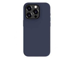 Evelatus Apple iPhone 15 Pro Premium Magsafe Soft Touch Silikoninis dėklas Midnight Mėlyna