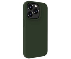 Evelatus Apple iPhone 15 Pro Premium Soft Touch Silikoninis dėklas Dark Olive