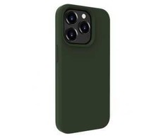 Evelatus Apple iPhone 15 Pro Premium Soft Touch Silikoninis dėklas Dark Olive