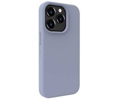 Evelatus Apple iPhone 15 Pro Premium Soft Touch Silikoninis dėklas Lavender Gray