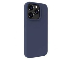 Evelatus Apple iPhone 15 Pro Premium Soft Touch Silikoninis dėklas Midnight Mėlyna