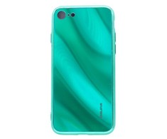 Evelatus Apple iPhone 7/8 Vanduo Ripple Full Color Electroplating Tempered Glass Žalias