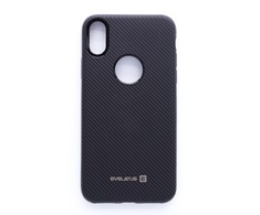 Dėklas Evelatus Apple iPhone X Carbon Juodas