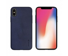 Dėklas Evelatus Apple iPhone X Velvet Mėlyna