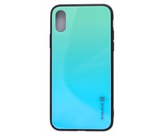 Dėklas Evelatus Apple iPhone X/Xs Gradient Glass Case 6 Lagoon
