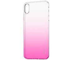 Dėklas Evelatus Apple iPhone X/XS Gradient TPU Case Rose Raudona