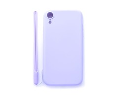Evelatus Apple iPhone XR Soft Touch Silikoninis dėklas with Strap Violetinė