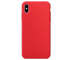 Evelatus Apple iPhone Xs MAX Nano Silikoninis dėklas Soft Touch TPU Raudona